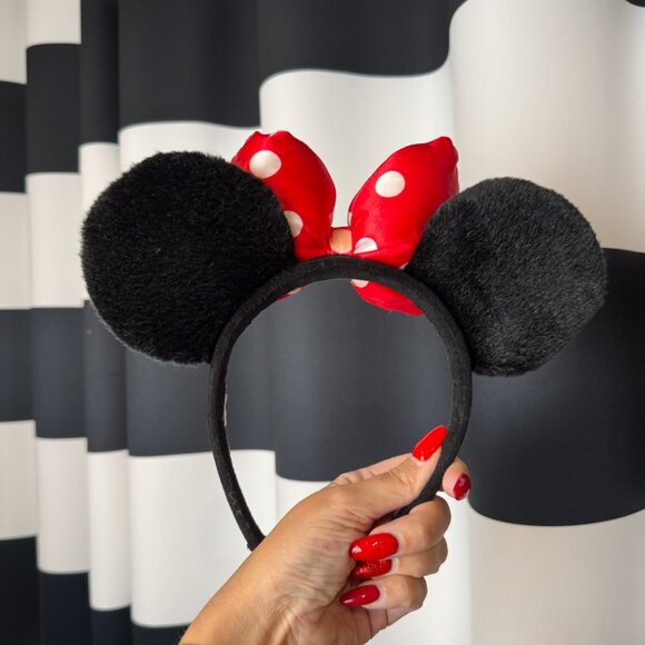 Disney Parks Minnie Ear Hat Crown & Feathers Jubilee Purple Headband + Bonus Ear - Picture 11 of 12